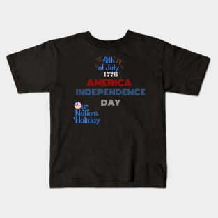 4th of july t shirt Kids T-Shirt